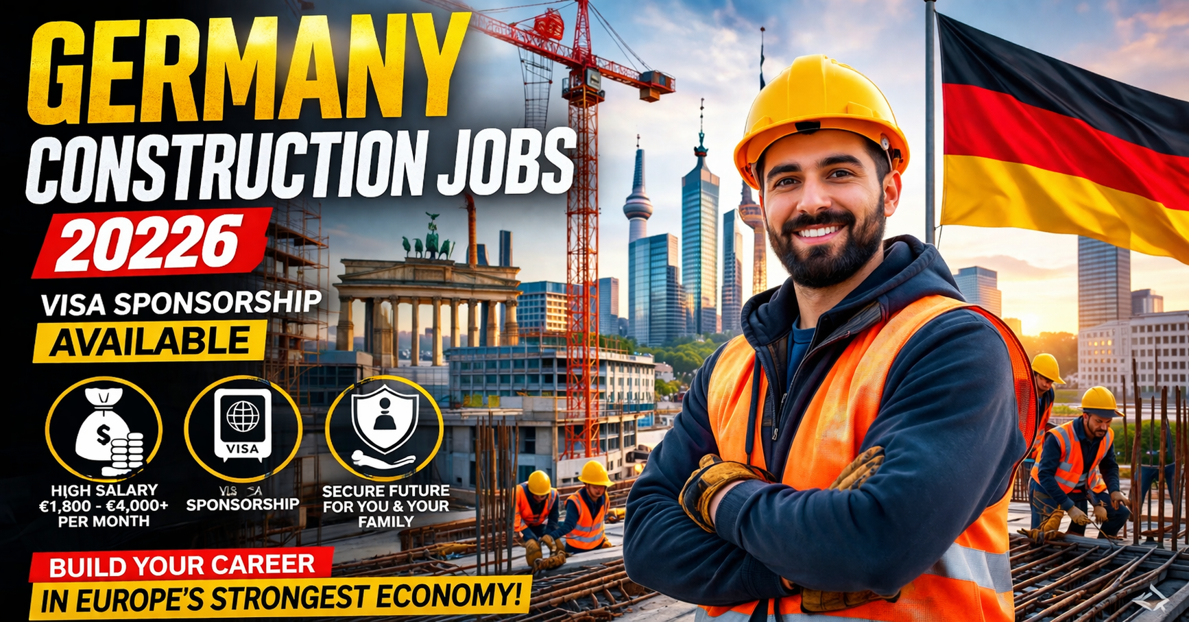 Construction jobs in Germany 2026