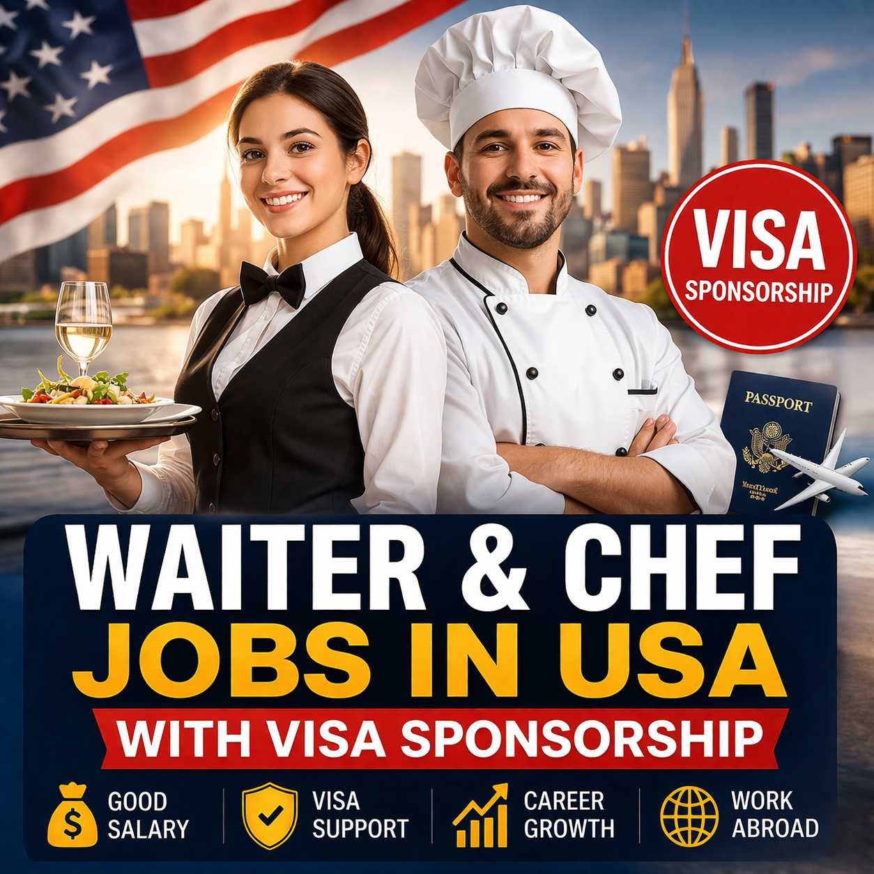 Jobs in USA with visa sponsorship