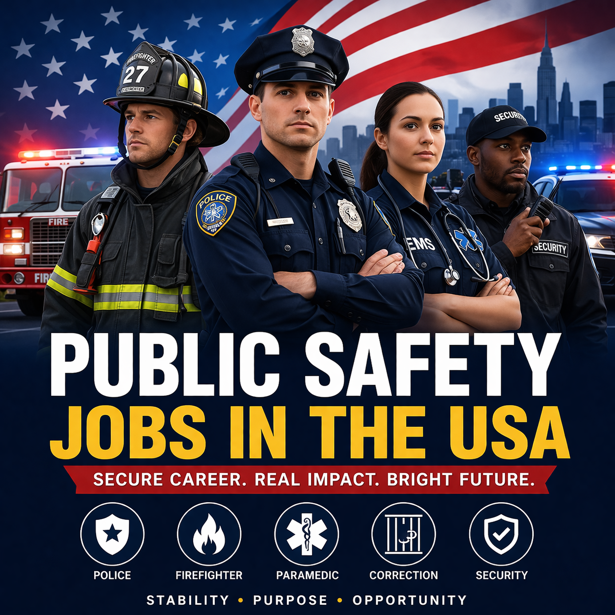 Public safety careers impact and security
