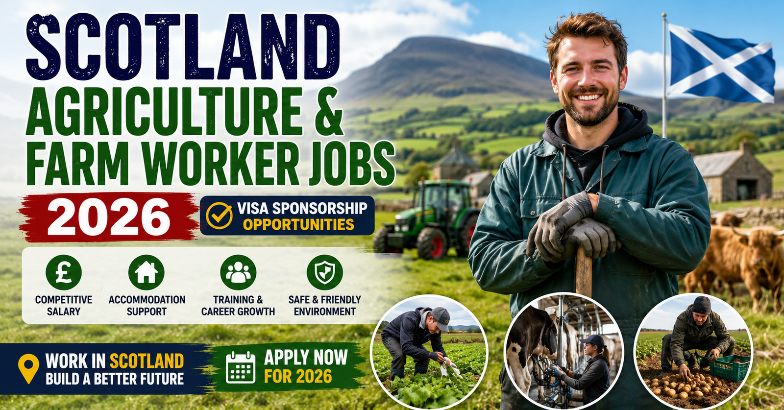 Scotland Agriculture & Farm Worker Jobs 2026