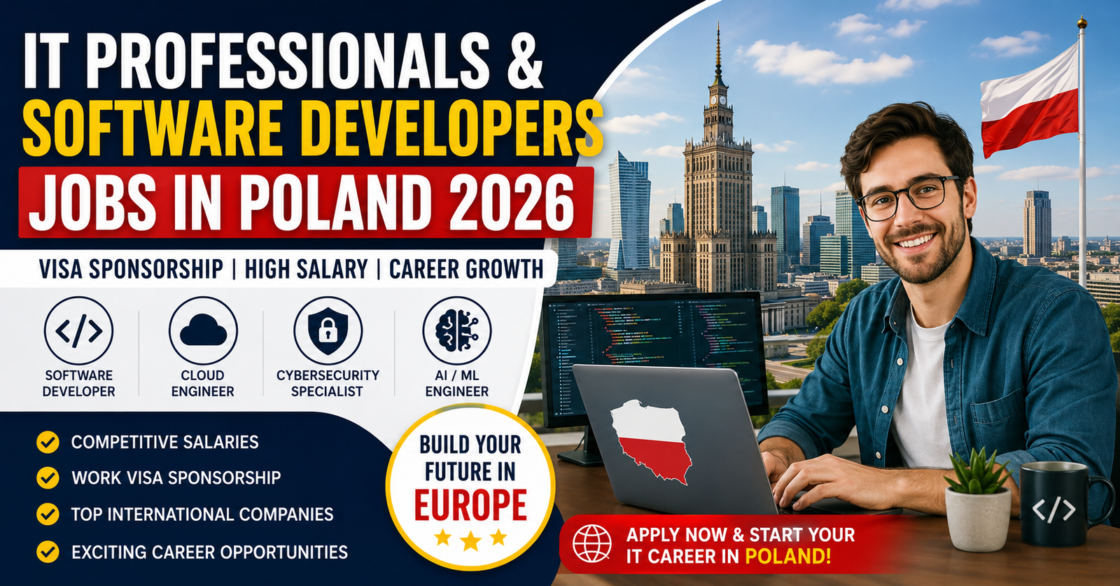 IT Professionals & Software Developers Jobs in Poland 2026