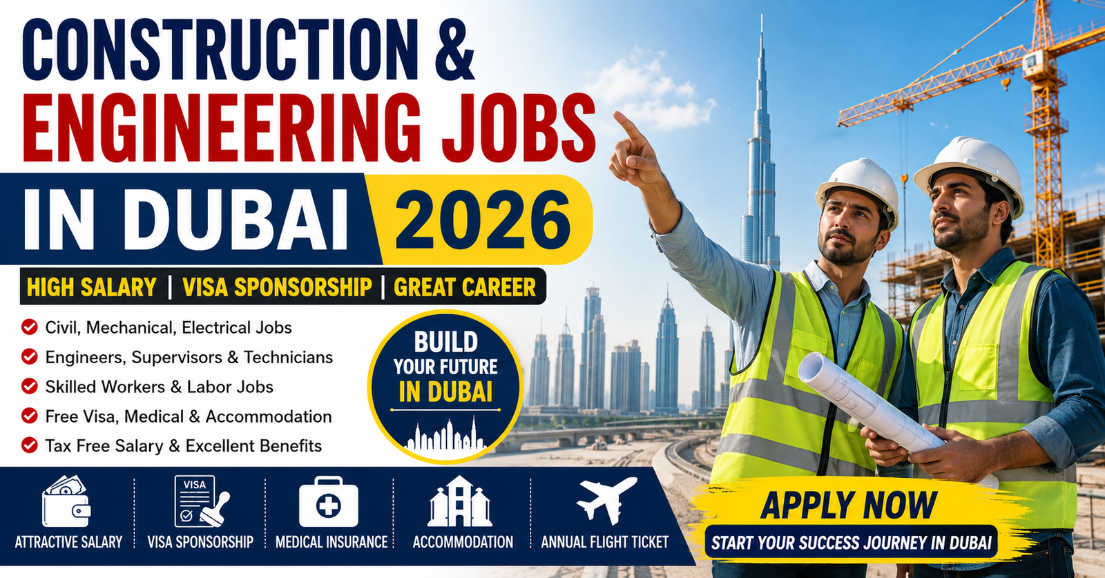 Construction & Engineering Jobs in Dubai 2026