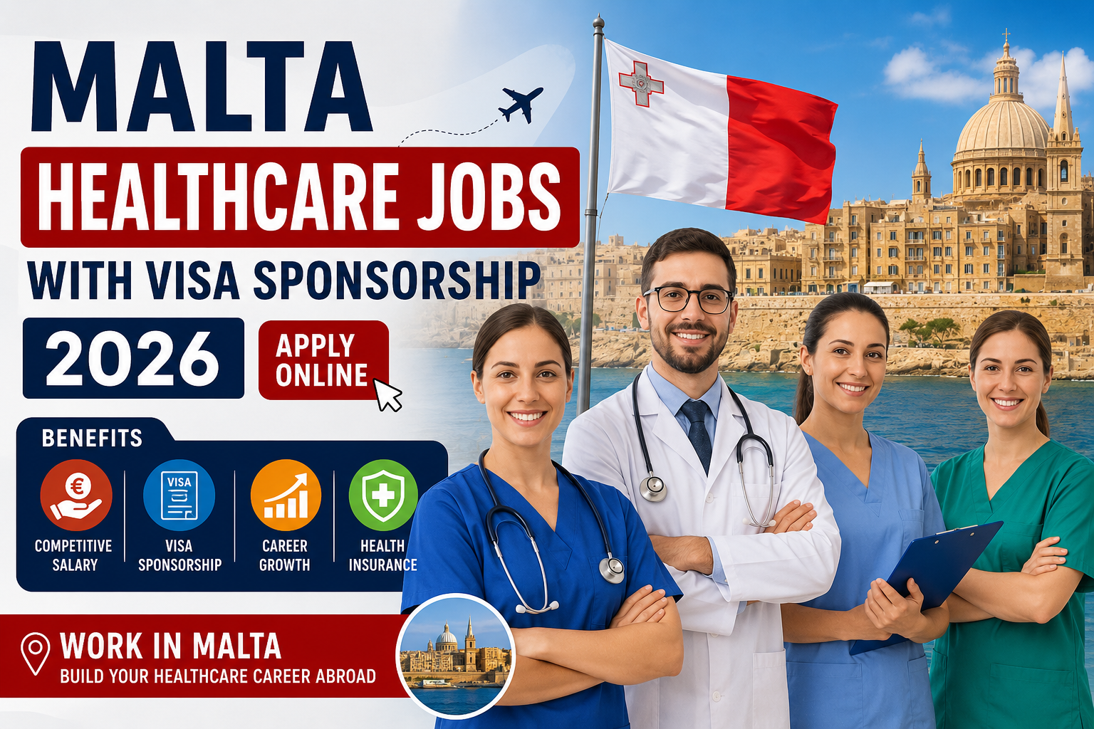 Malta Healthcare Jobs with Visa Sponsorship 2026