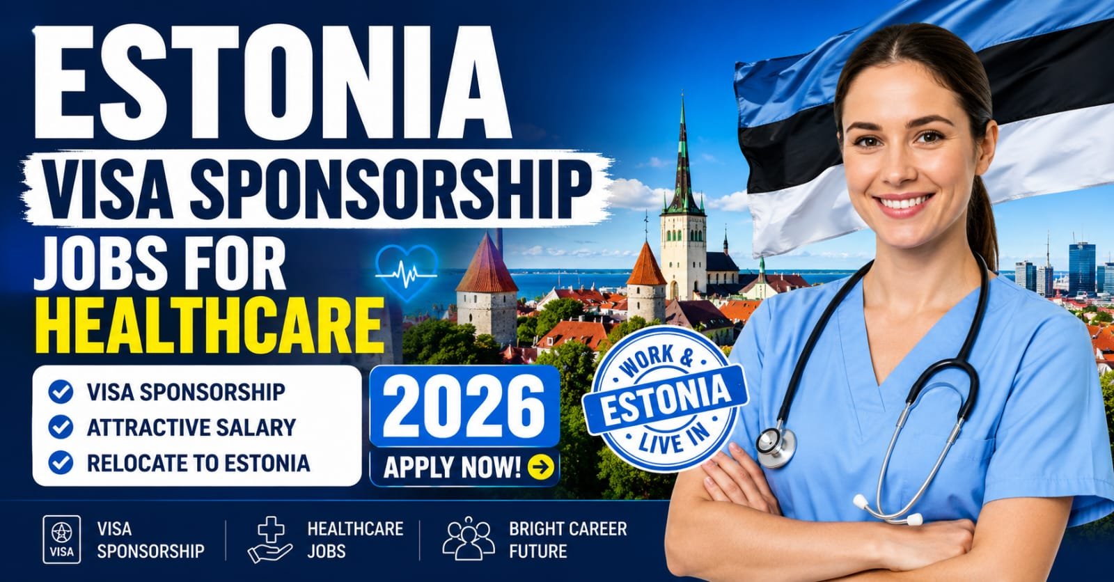 Estonia Healthcare Visa Sponsorship Jobs 2026