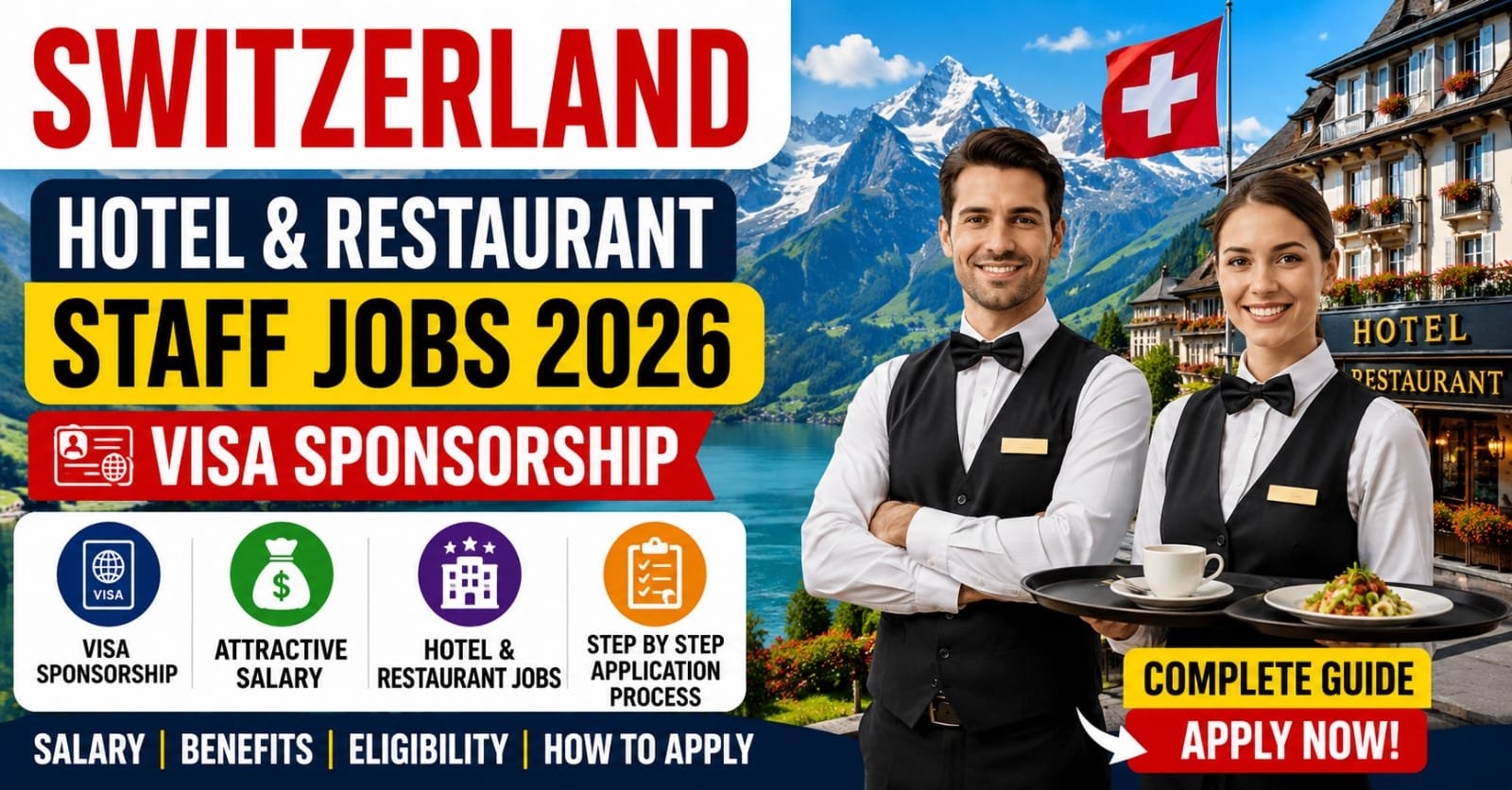 Switzerland Hotel & Restaurant Staff Jobs 2026