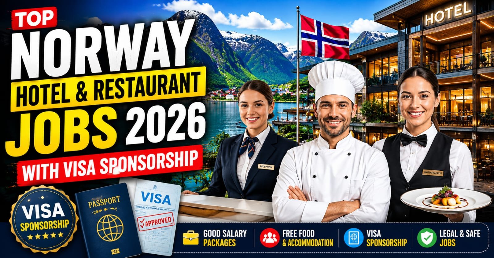 Norway Hotel and Restaurant Jobs with Visa Sponsorship 2026