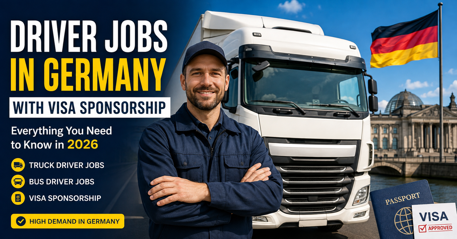 Driver Jobs in Germany with Visa Sponsorship