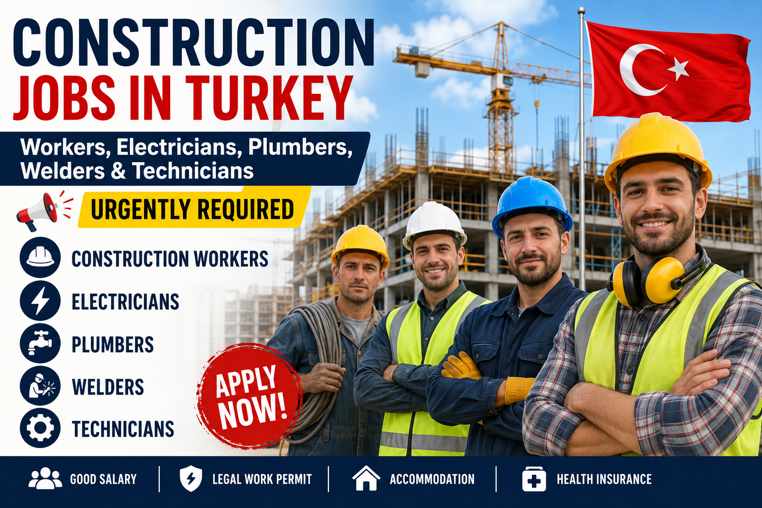 Construction Jobs in Turkey