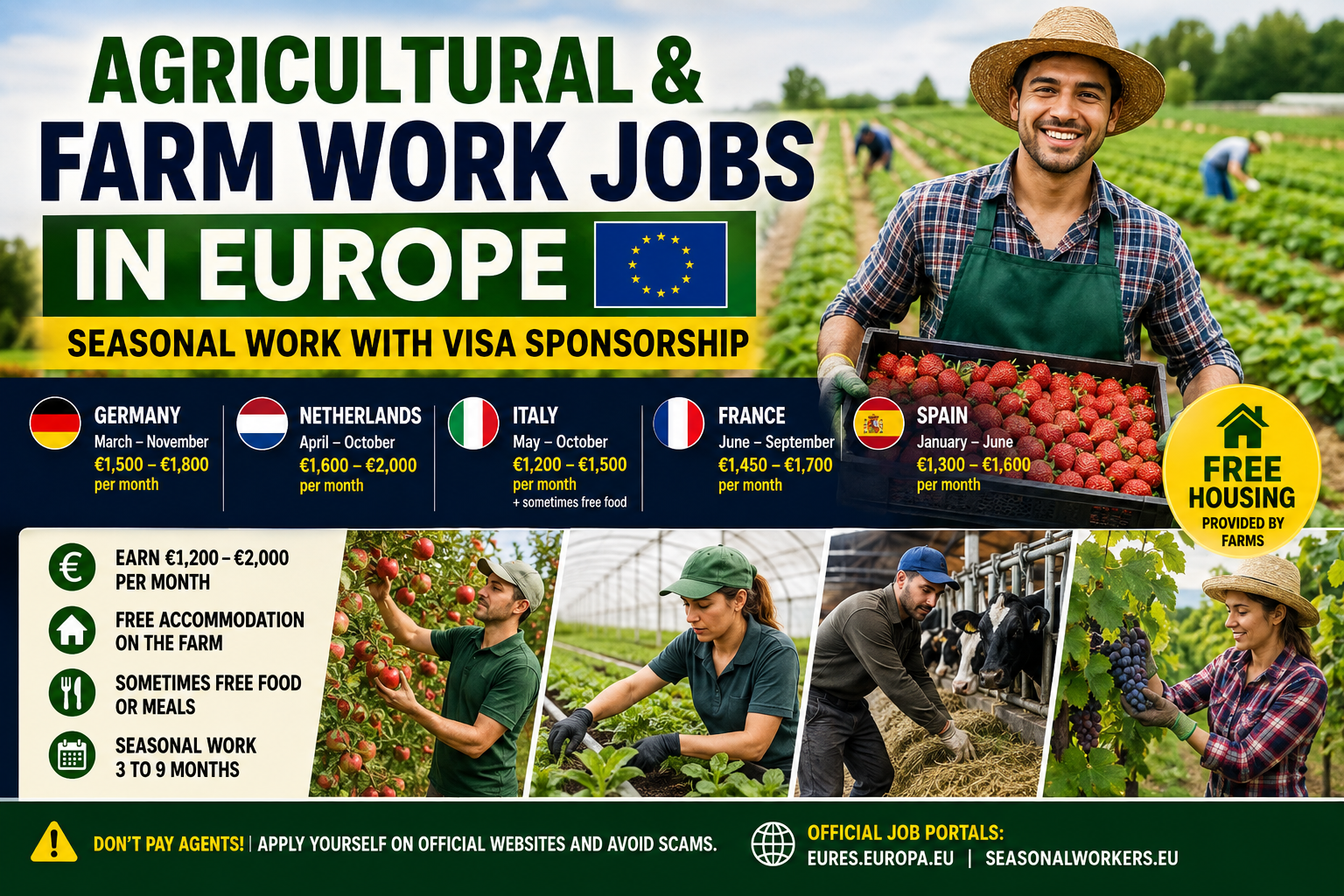 Agricultural and Farm Work Jobs in Europe