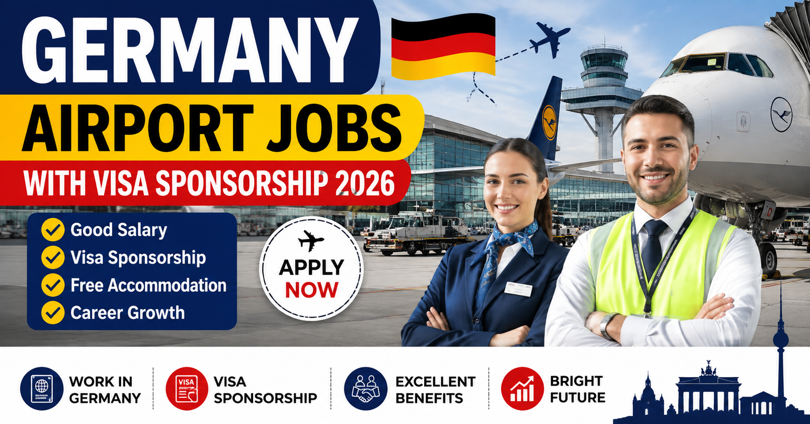 Germany Airport Jobs with Visa Sponsorship 2026