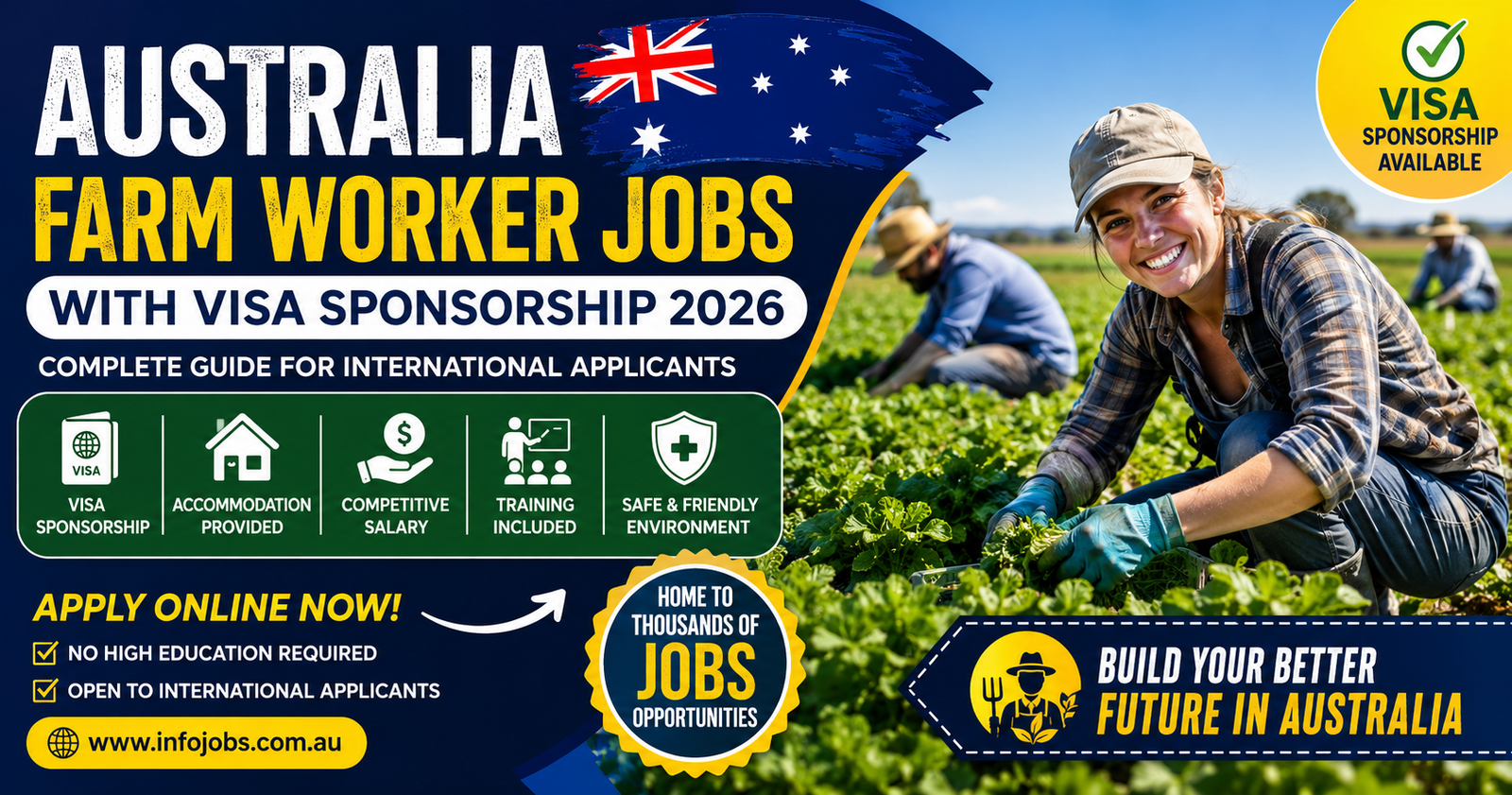 Australia Farm Worker Jobs with Visa Sponsorship 2026