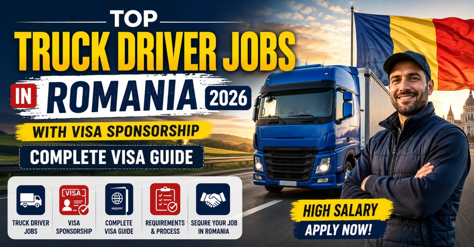 Truck Driver Jobs in Romania with Visa Sponsorship 2026