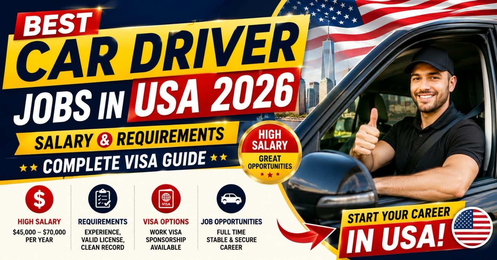 Car Driver Jobs in USA 2026